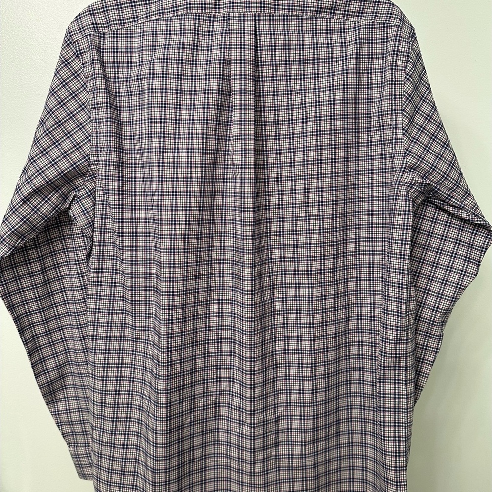 Ralph Lauren Men's Casual Plaid Shirt M EUC - Picture 4 of 8